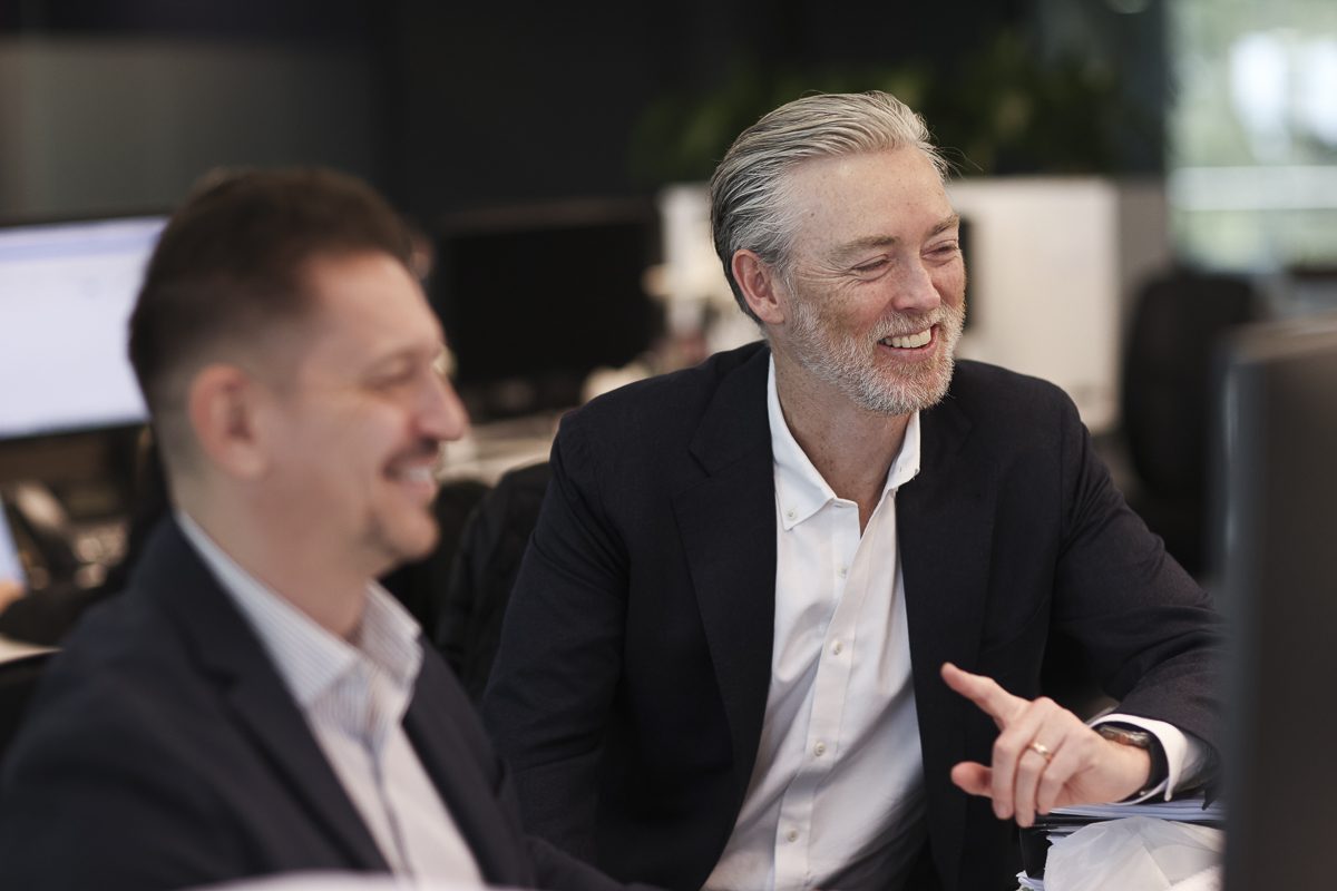 Prime Partners advisers discussing business succession and transition