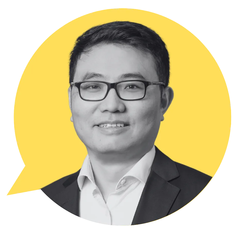 Portrait of Gary Cao in a Prime Perspectives speech bubble