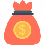 Illustration of a money bag