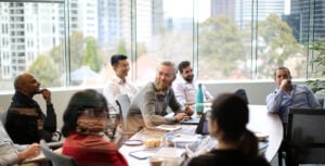 Prime Partners advisory team meeting to plan Payday Super readiness and compliance for SME employers